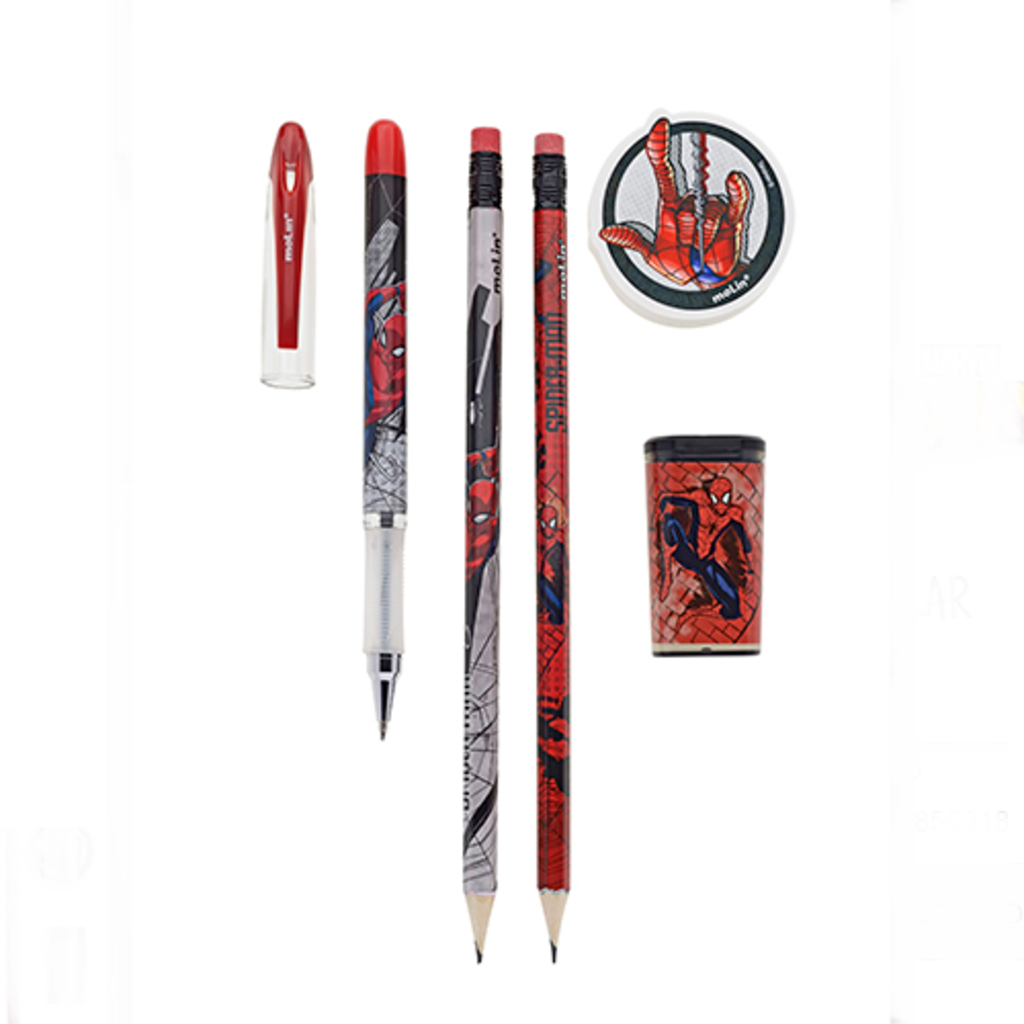 KIT ESCOLAR SPIDERMAN 05PC (MOLIN)