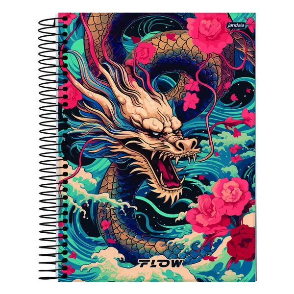 CADERNO SIMPLES 80FL FLOW UND 200X275mm -...