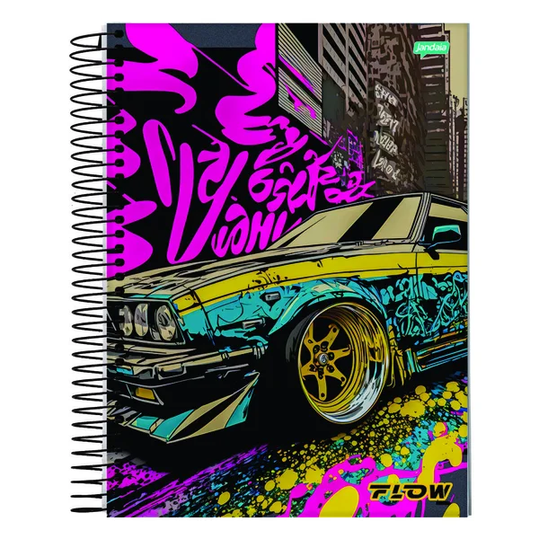 CADERNO SIMPLES 80FL FLOW UND 200X275mm -...